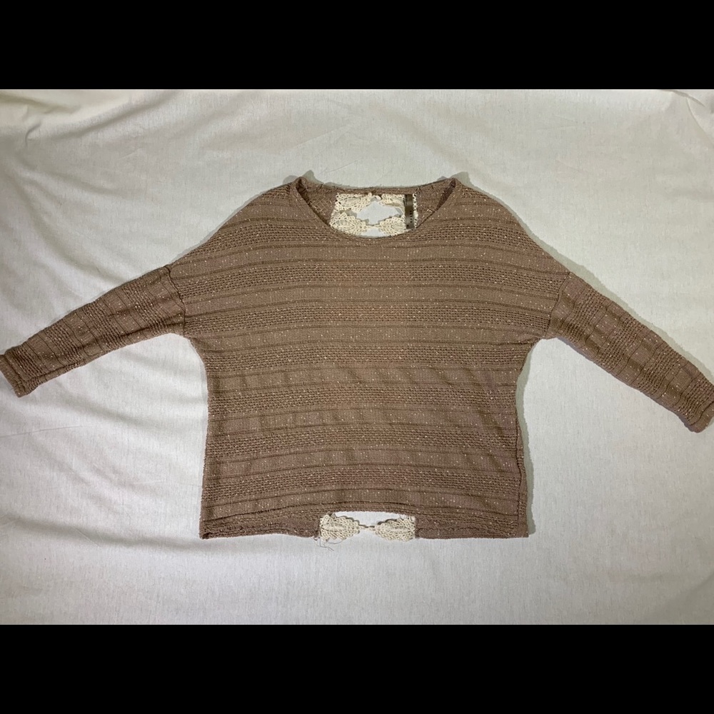 Lace sweater